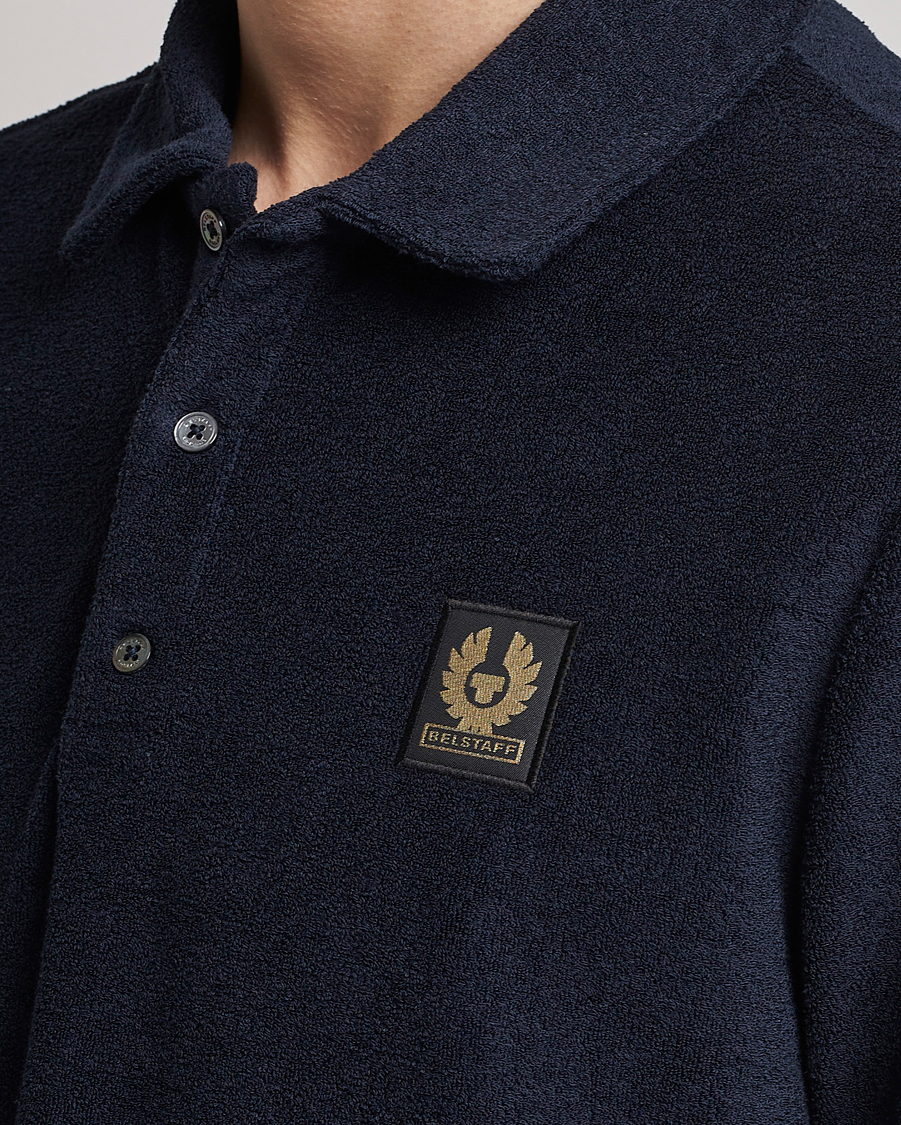 Hombres | Polos | Belstaff | Tether Terry Polo Dark Ink