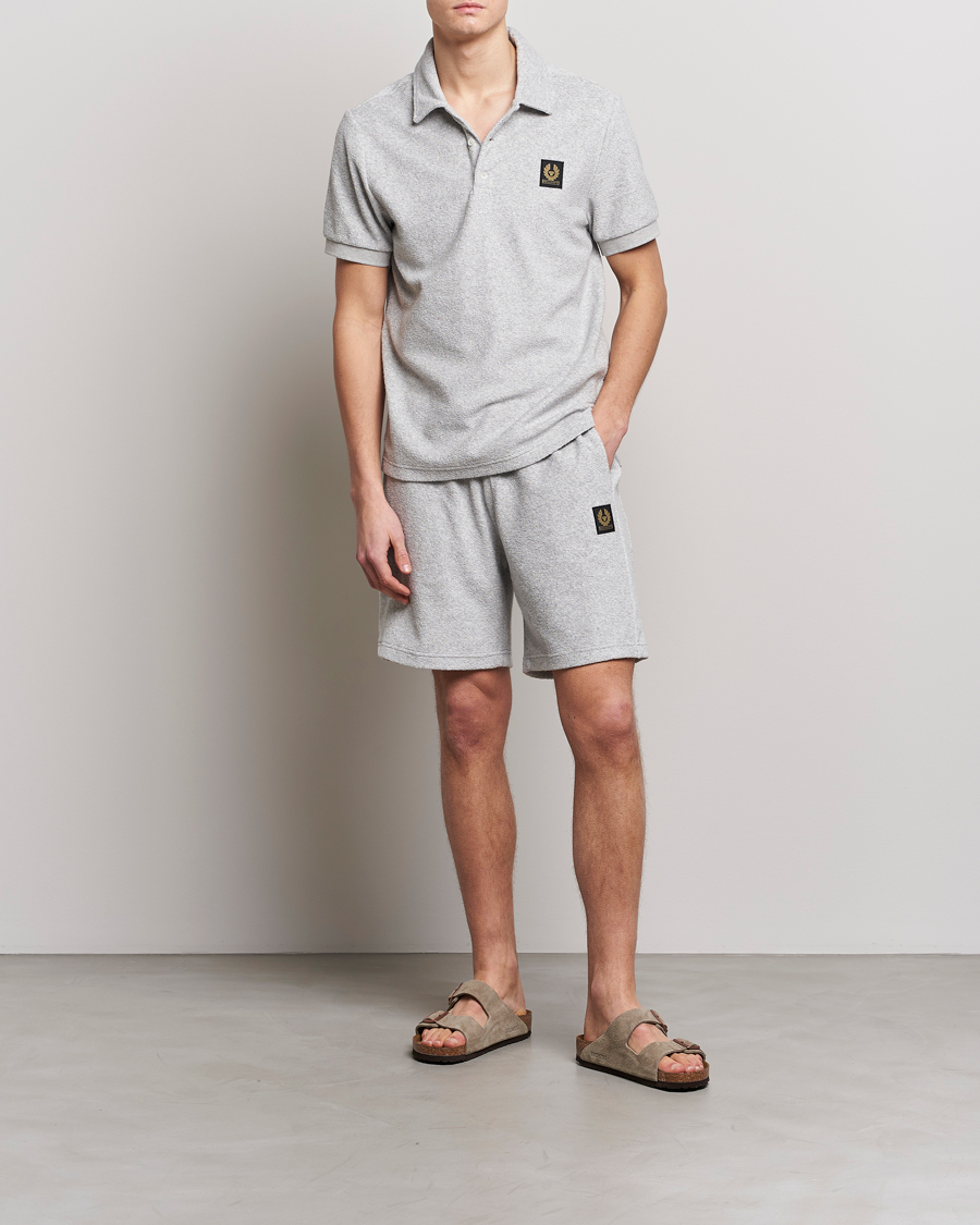 Hombres | Polos | Belstaff | Tether Terry Polo Old Silver Heather