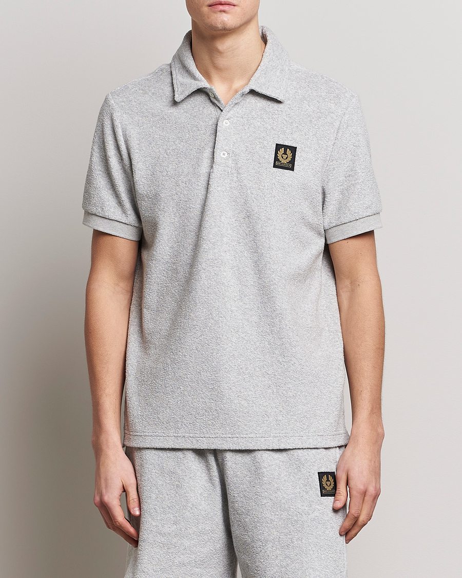 Hombres | Polos | Belstaff | Tether Terry Polo Old Silver Heather