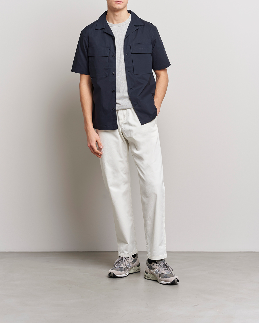 Hombres | Camisas | Belstaff | Rove Short Sleeve Shirt Dark ink