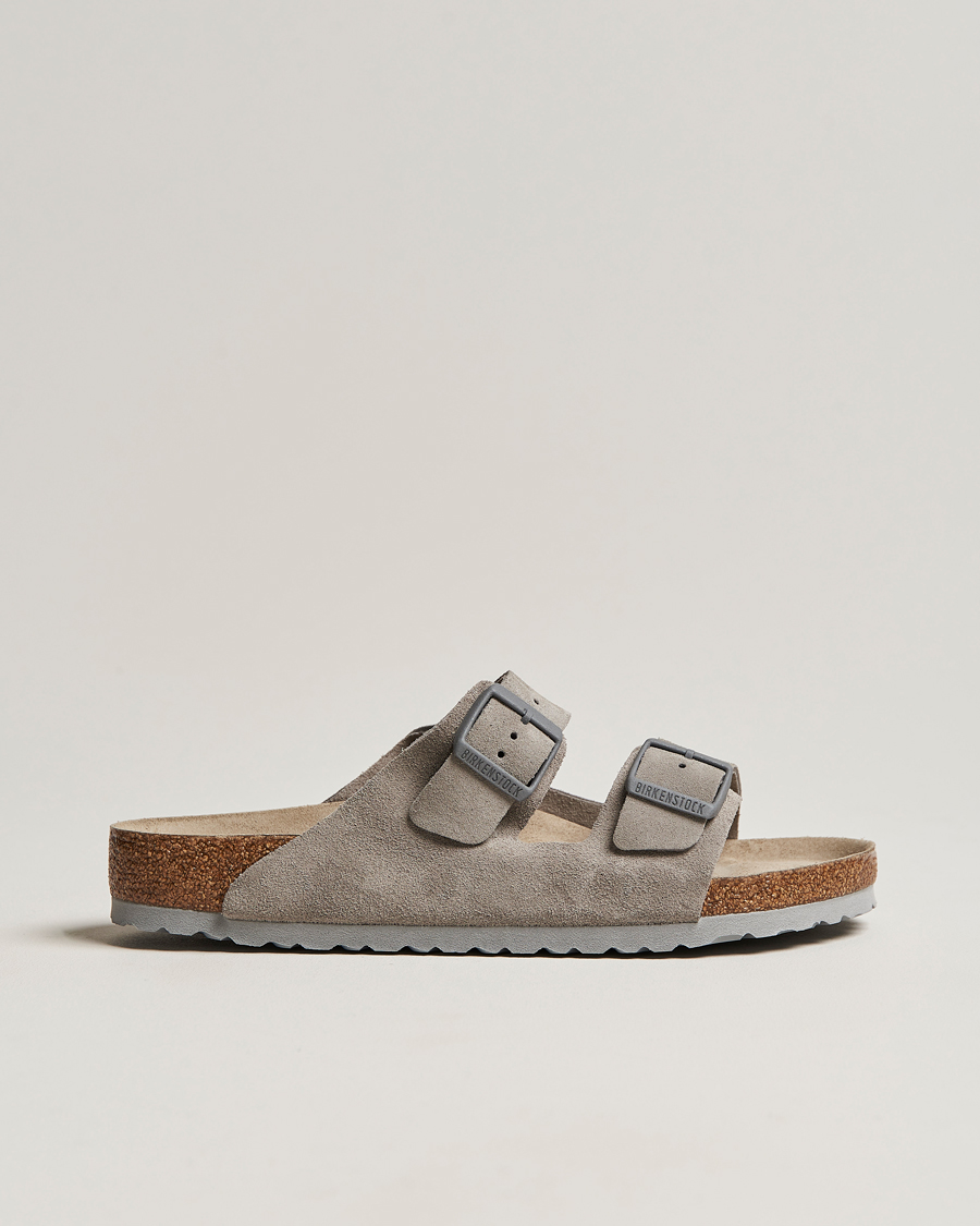 Hombres | BIRKENSTOCK Arizona Soft Footbed Stone Coin Suede | BIRKENSTOCK | Arizona Soft Footbed Stone Coin Suede