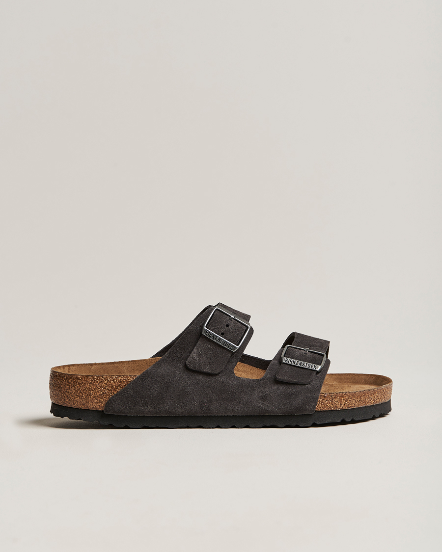 Hombres | BIRKENSTOCK Arizona Soft Footbed Velvet Grey Suede | BIRKENSTOCK | Arizona Soft Footbed Velvet Grey Suede