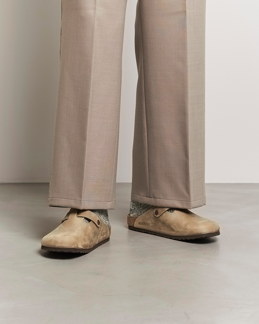Hombres | Sandalias y chanclas | BIRKENSTOCK | Boston Classic Footbed Tabacco Oiled Leather