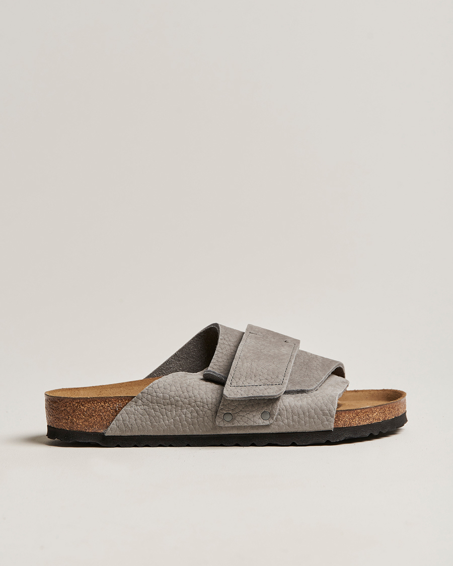 Hombres | BIRKENSTOCK Kyoto Nubuck Leather Whale Gray | BIRKENSTOCK | Kyoto Nubuck Leather Whale Gray