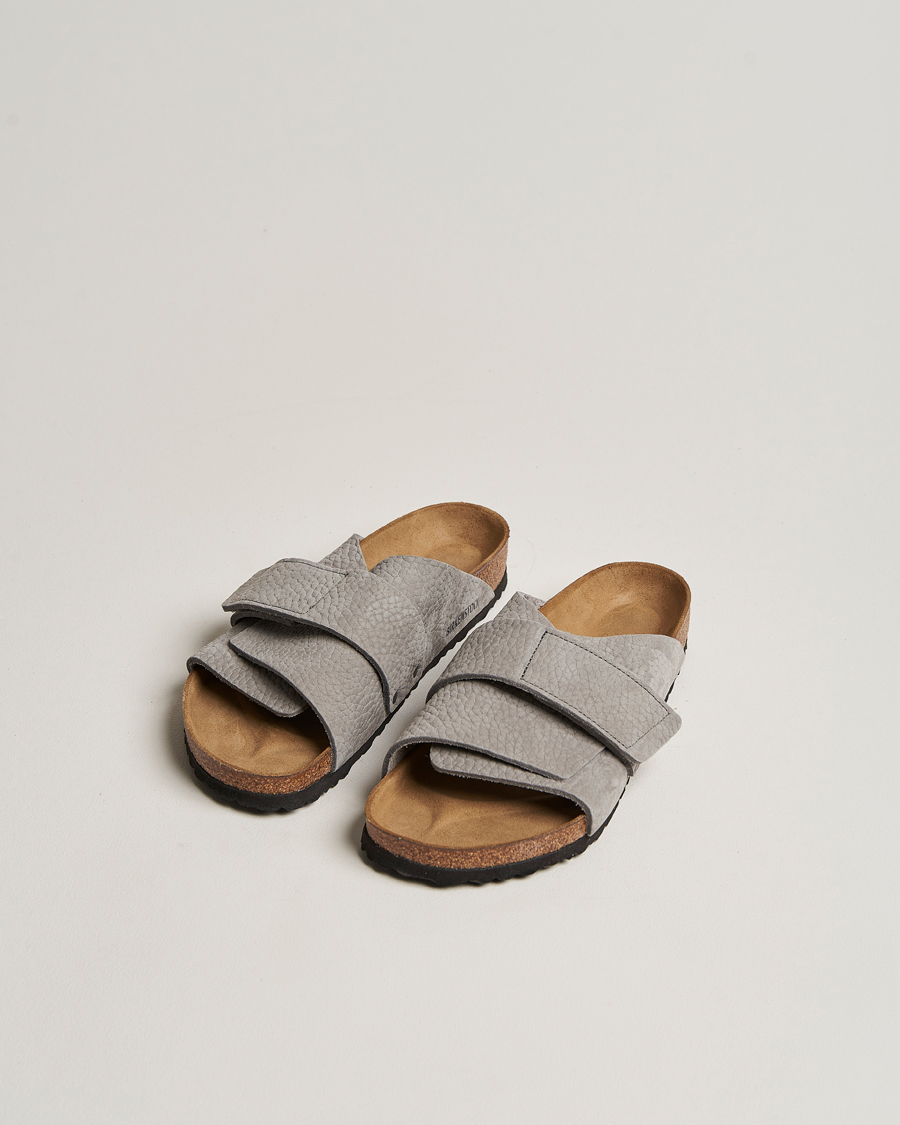 Hombres | BIRKENSTOCK Kyoto Nubuck Leather Whale Gray | BIRKENSTOCK | Kyoto Nubuck Leather Whale Gray