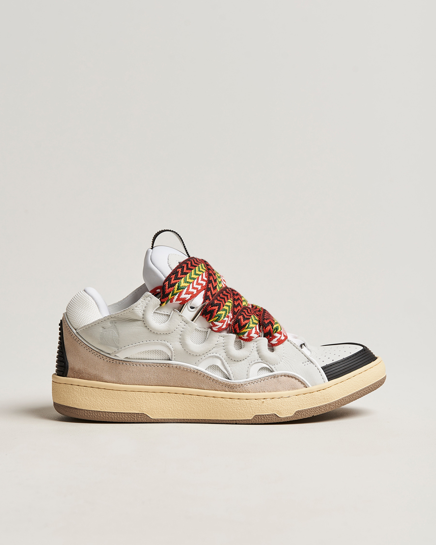 Hombres | Lanvin Curb Sneakers White | Lanvin | Curb Sneakers White