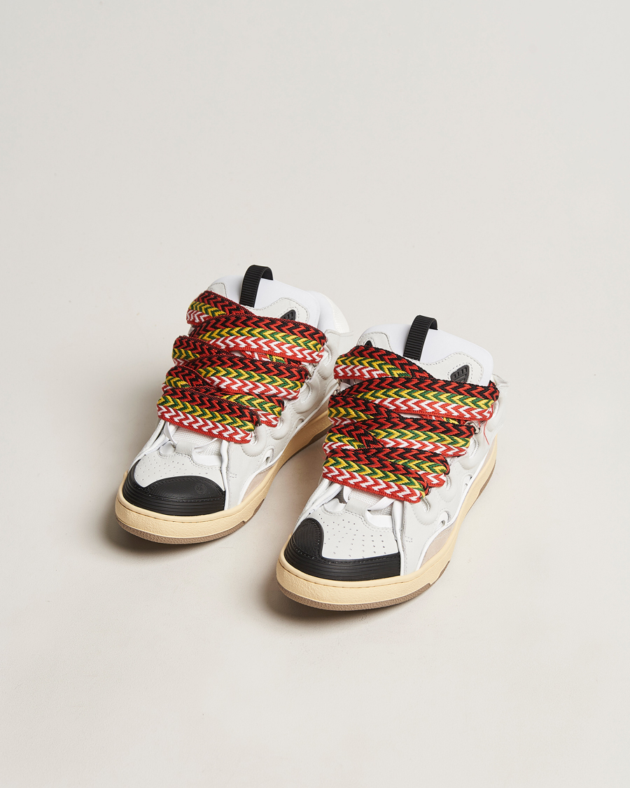 Hombres | Lanvin Curb Sneakers White | Lanvin | Curb Sneakers White