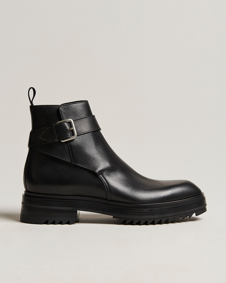 Hombres | Lanvin Ankle Boots Black Calf | Lanvin | Ankle Boots Black Calf
