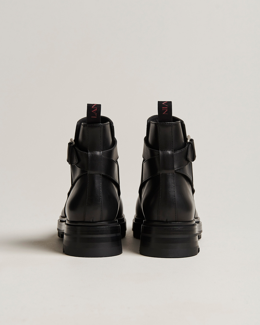 Hombres | Lanvin Ankle Boots Black Calf | Lanvin | Ankle Boots Black Calf