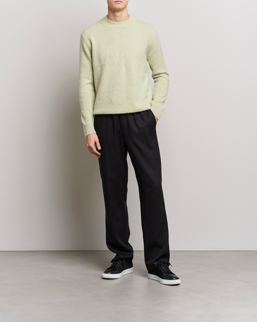 Hombres | Jerséis y prendas de punto | Lanvin | Brushed Mohair Sweater Sage