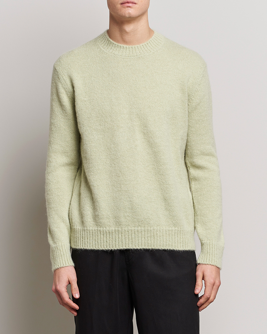Hombres | Jerséis y prendas de punto | Lanvin | Brushed Mohair Sweater Sage