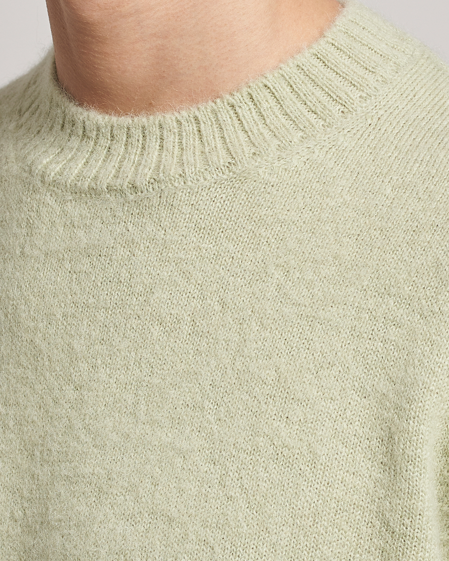 Hombres | Jerséis y prendas de punto | Lanvin | Brushed Mohair Sweater Sage