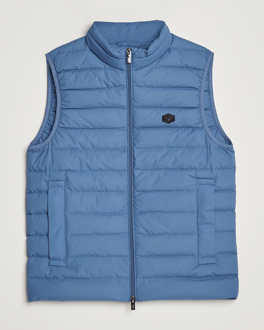 Hombres | Chalecos | Emporio Armani | Light Vest Blue