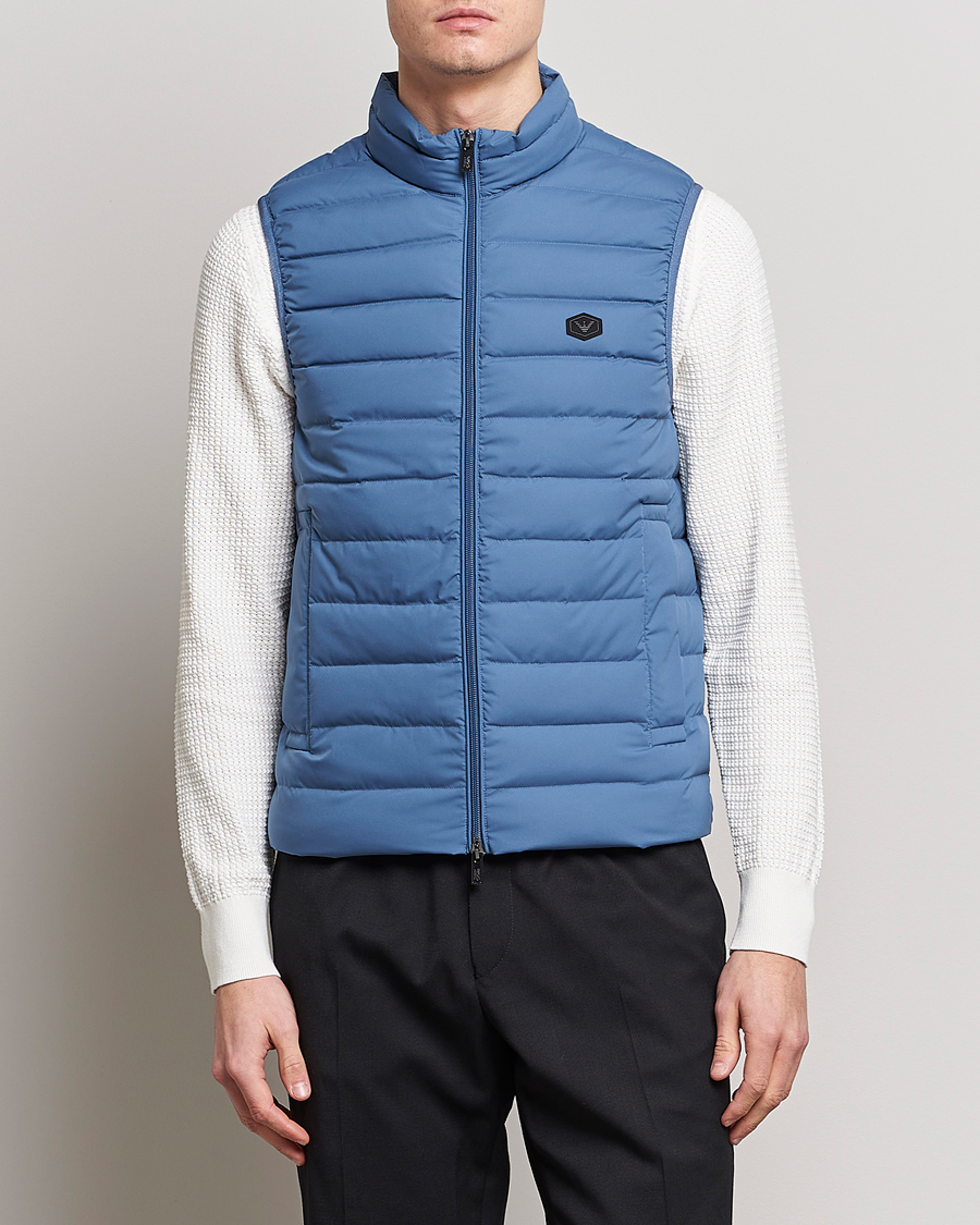 Hombres | Chalecos | Emporio Armani | Light Vest Blue