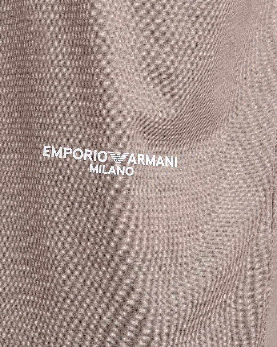 Hombres | Camisetas | Emporio Armani | Cotton T-Shirt Beige