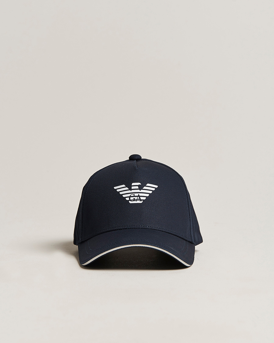 Hombres | Emporio Armani Cotton Cap Navy | Emporio Armani | Cotton Cap Navy