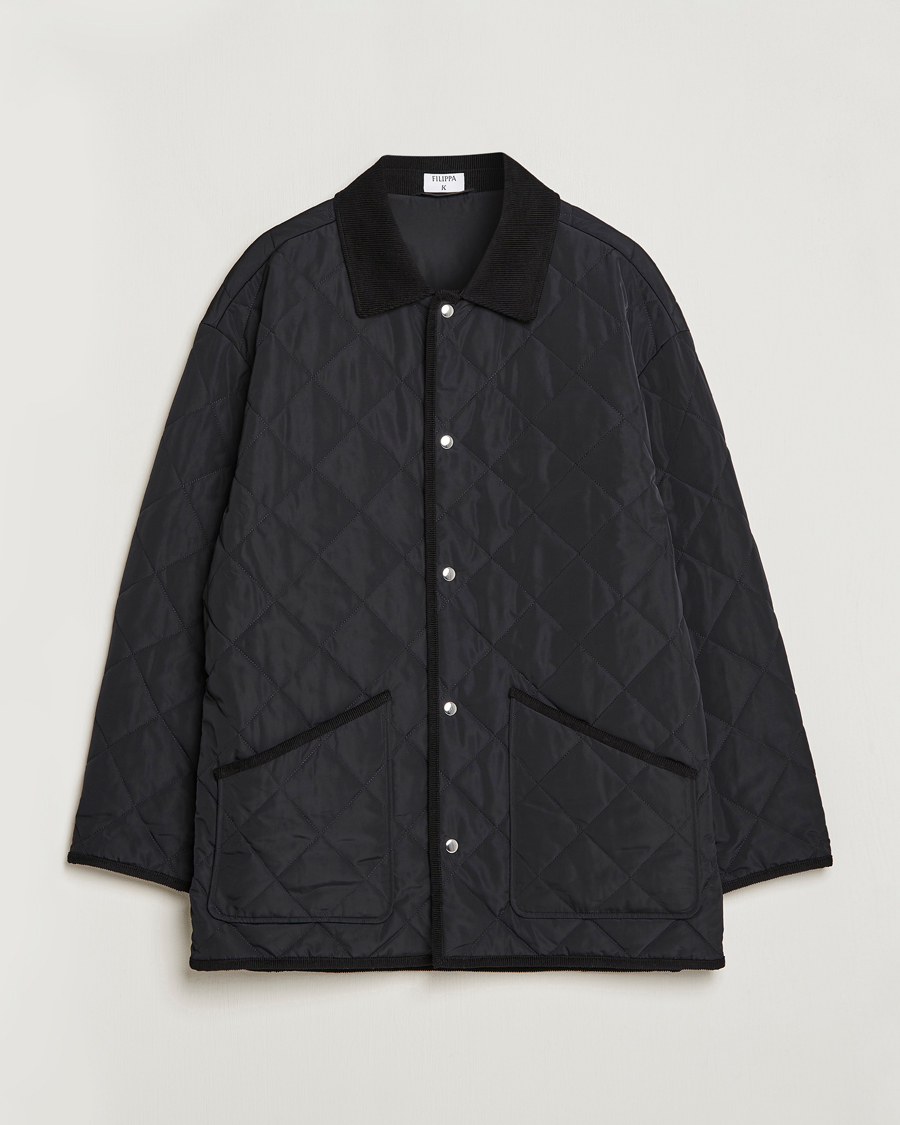 Hombres | Abrigos y chaquetas | Filippa K | Reversible Quilted Jacket Black