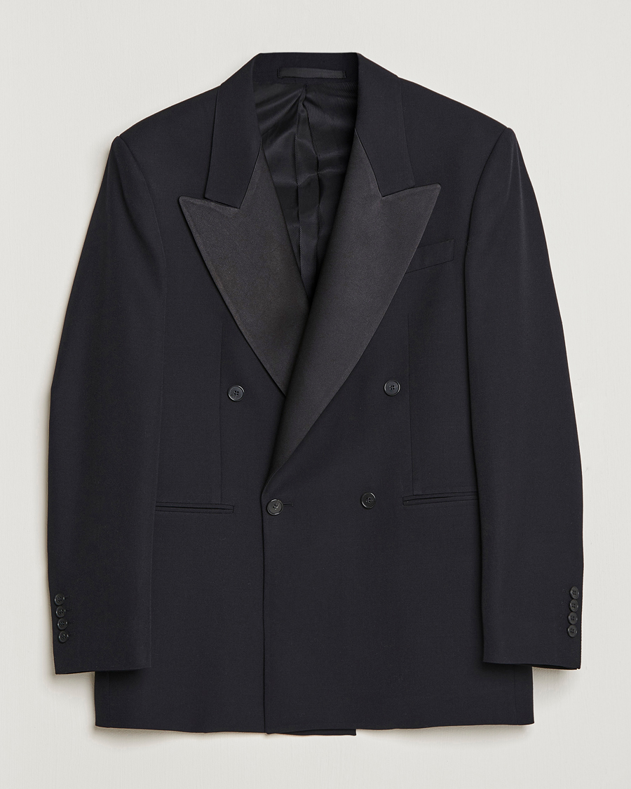 Hombres | Blazers | Filippa K | Tuxedo Blazer Black