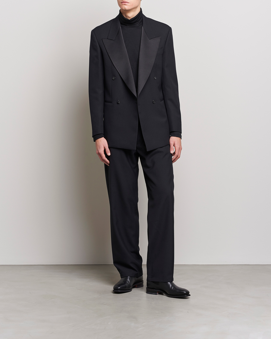 Hombres | Blazers | Filippa K | Tuxedo Blazer Black