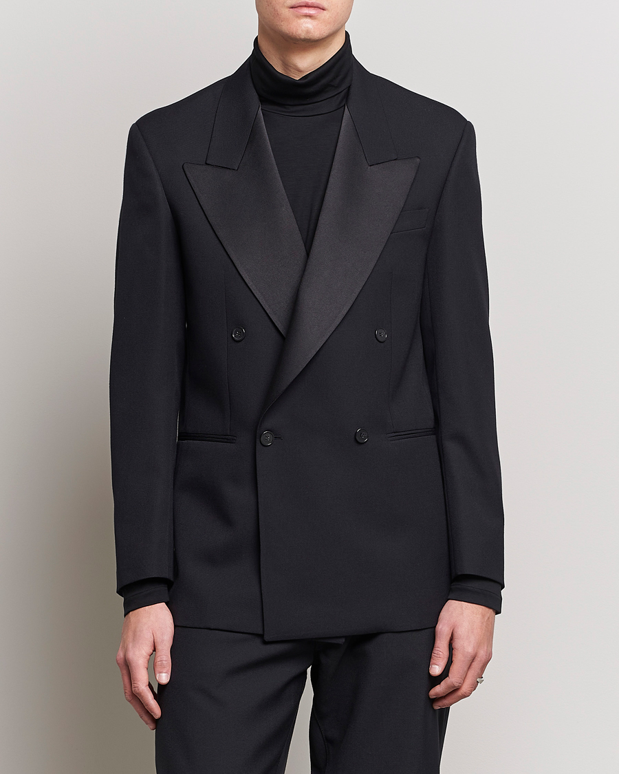 Hombres | Blazers | Filippa K | Tuxedo Blazer Black