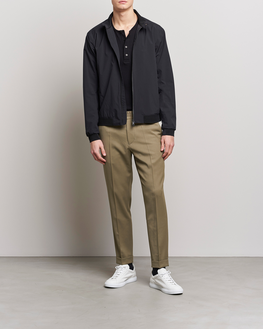 Hombres | Pantalones | Filippa K | Terry Cropped Trousers Khaki