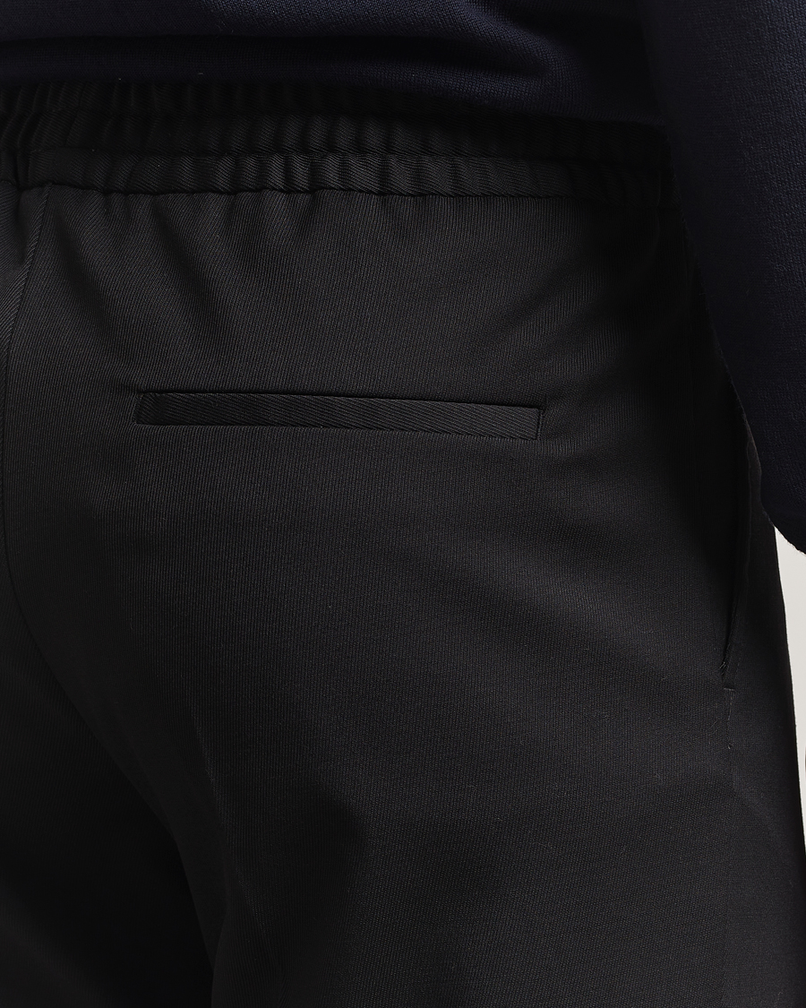 Hombres | Pantalones | Filippa K | Theo Relaxed Wool Trousers Black
