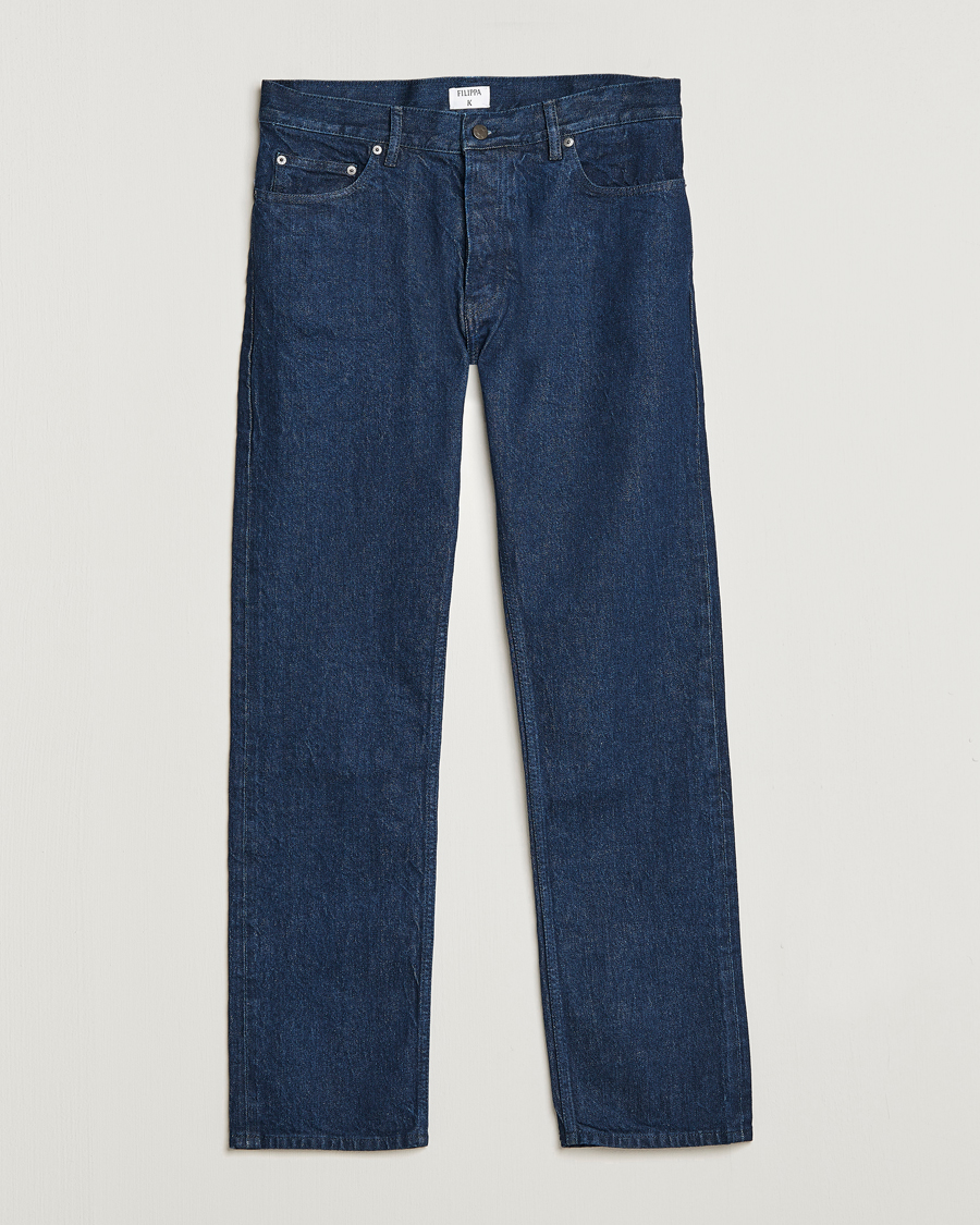 Hombres | Vaqueros | Filippa K | Loose Straight Jeans Ocean