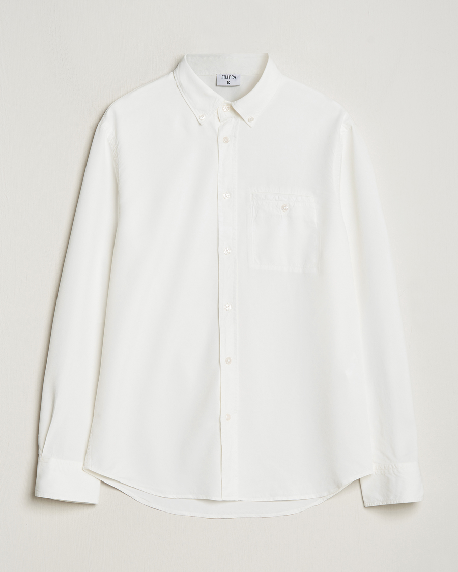 Hombres | Camisas | Filippa K | Zachary Lyocell Shirt White
