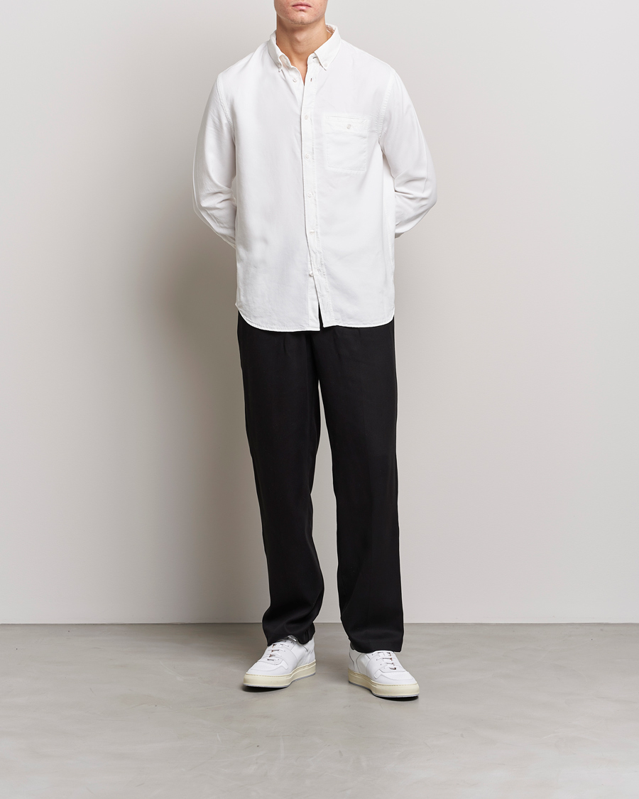 Hombres | Camisas | Filippa K | Zachary Lyocell Shirt White