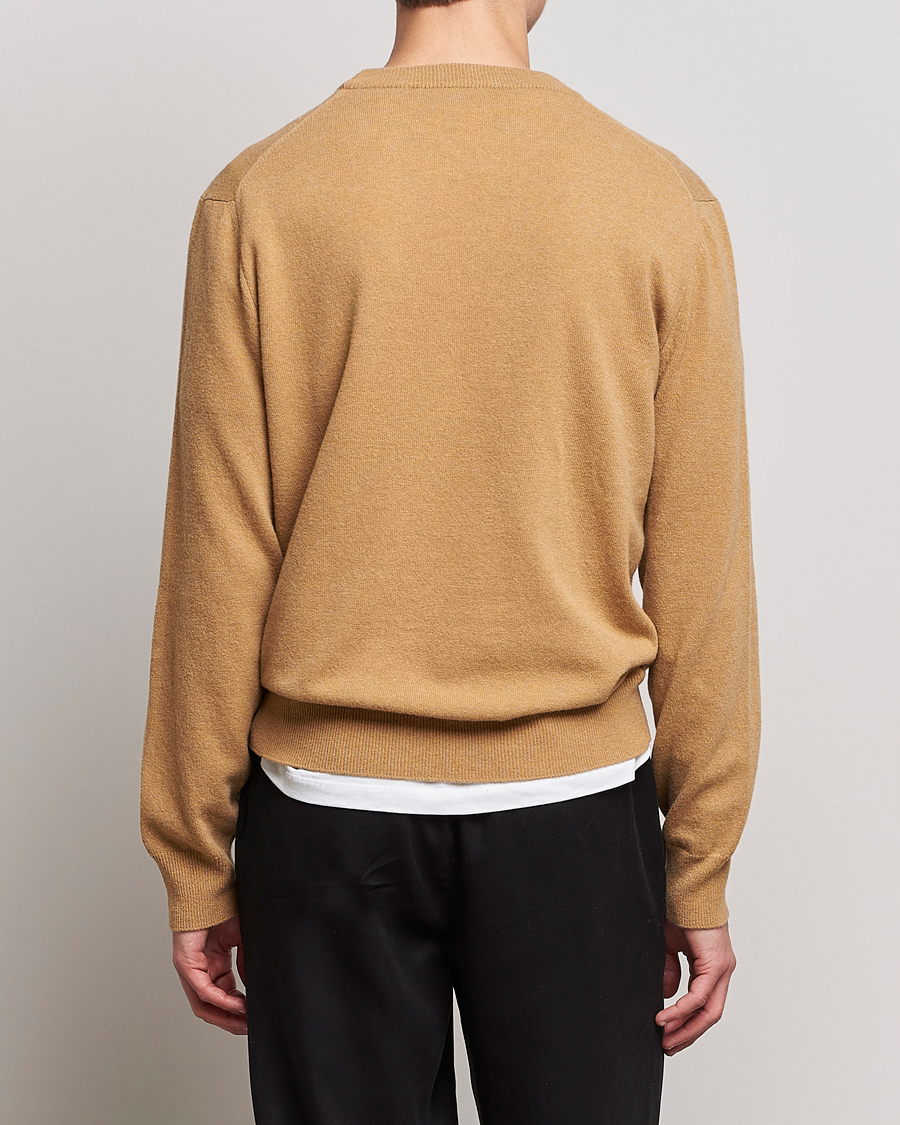 Hombres | Jerséis y prendas de punto | Filippa K | Relaxed Wool Sweater Butterscotch