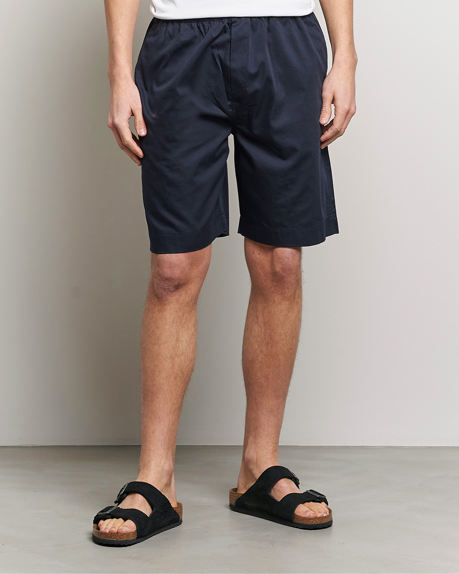 Hombres | Pantalones cortos | Filippa K | Cotton Lounge Shorts Night Blue