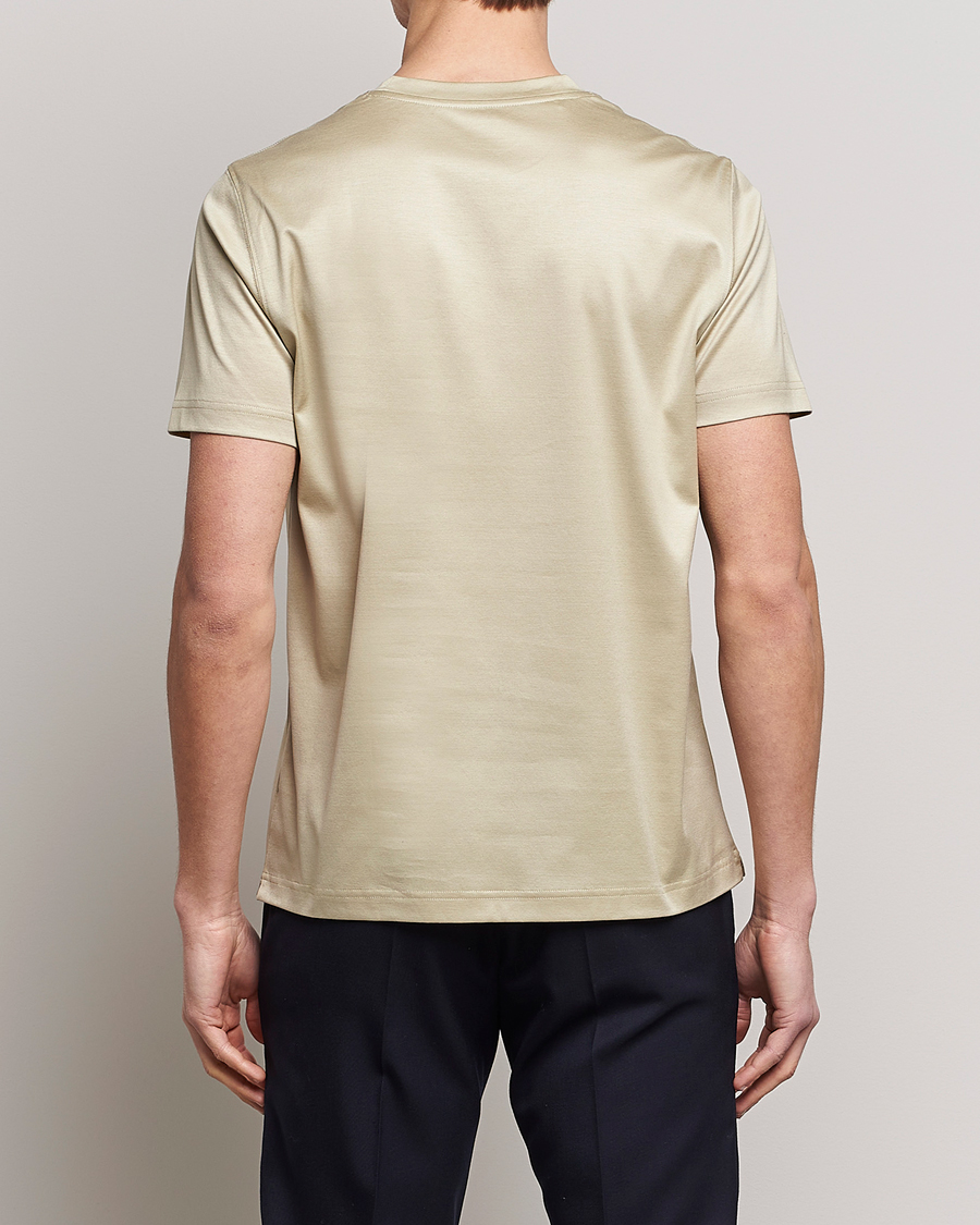 Hombres | Camisetas | Eton | Filo Di Scozia T-Shirt Light Brown