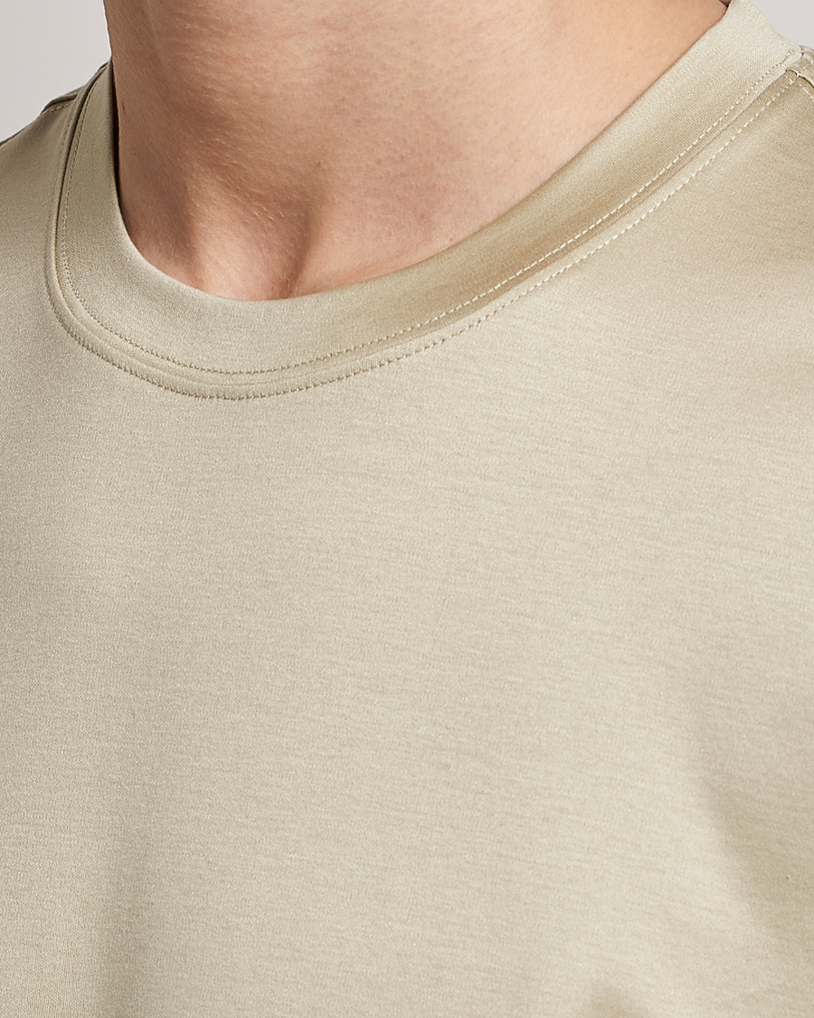 Hombres | Camisetas | Eton | Filo Di Scozia T-Shirt Light Brown