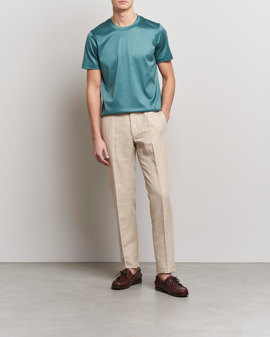 Hombres | Camisetas | Eton | Filo Di Scozia T-Shirt Green