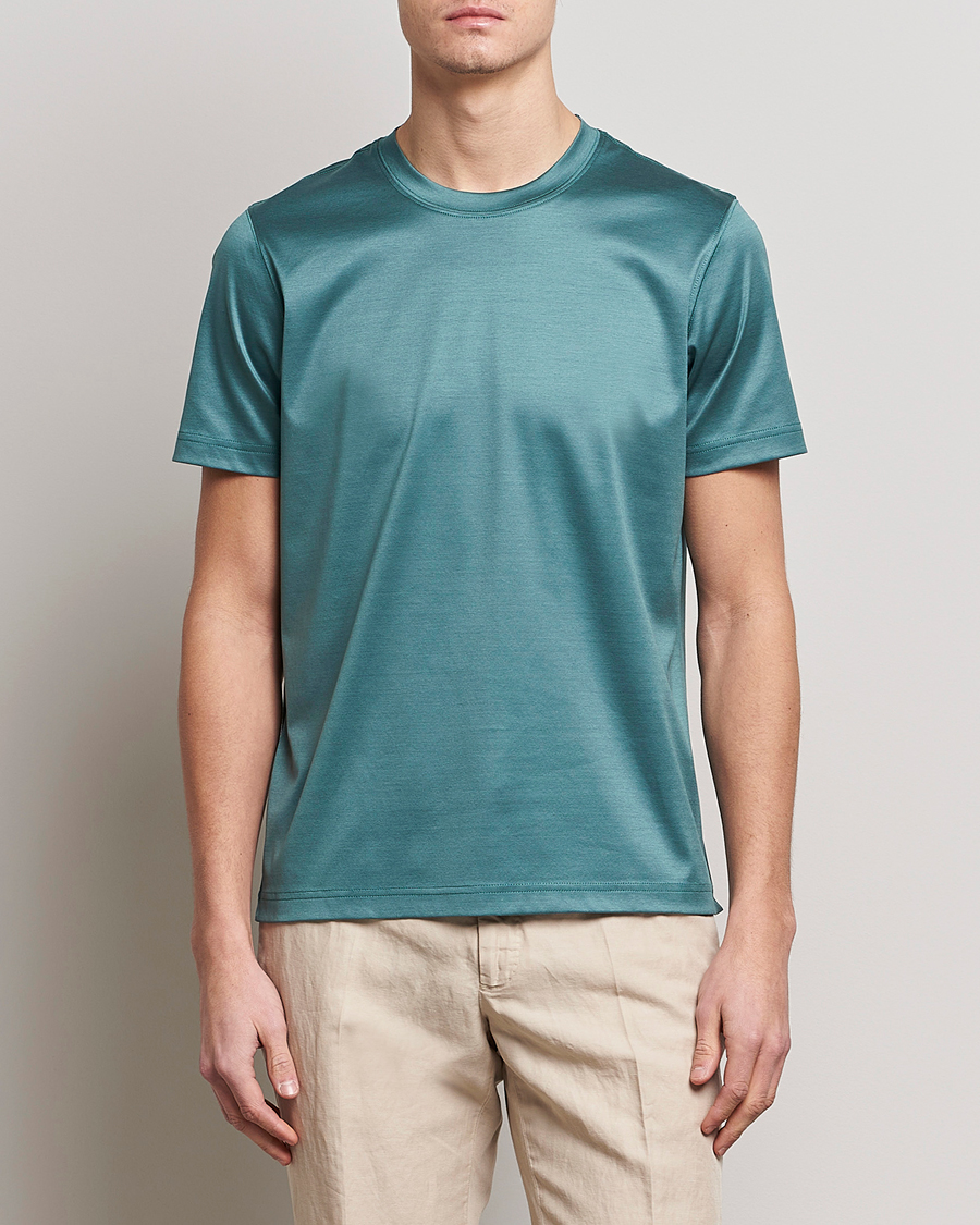 Hombres | Camisetas | Eton | Filo Di Scozia T-Shirt Green