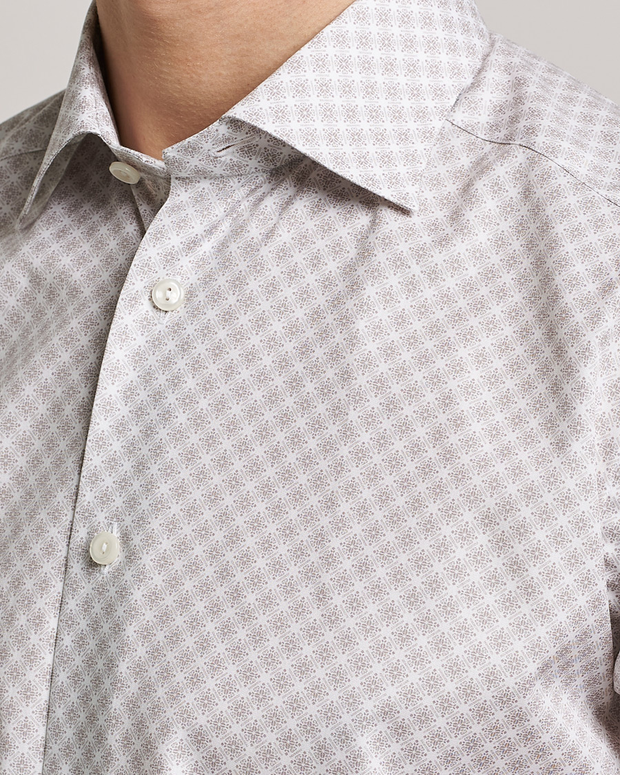 Hombres | Camisas | Eton | Signature Poplin Shirt Brown