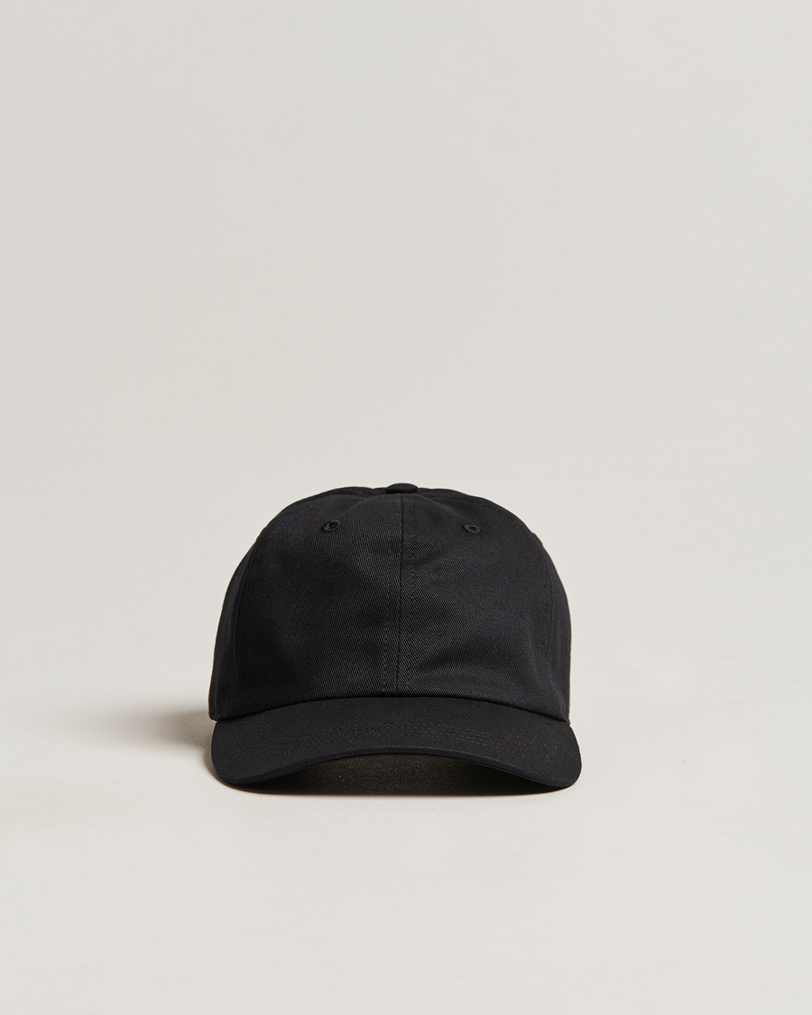 Hombres | Eton Cotton Baseball Cap Black | Eton | Cotton Baseball Cap Black