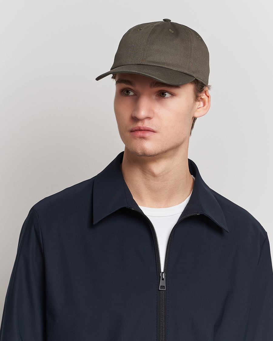 Hombres | Eton Cotton Baseball Cap Green | Eton | Cotton Baseball Cap Green