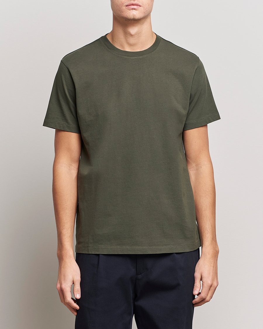 Hombres | Camisetas | FRAME | Logo T-Shirt Olive Green
