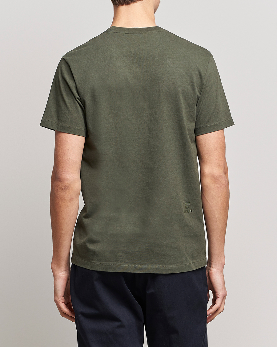 Hombres | Camisetas | FRAME | Logo T-Shirt Olive Green