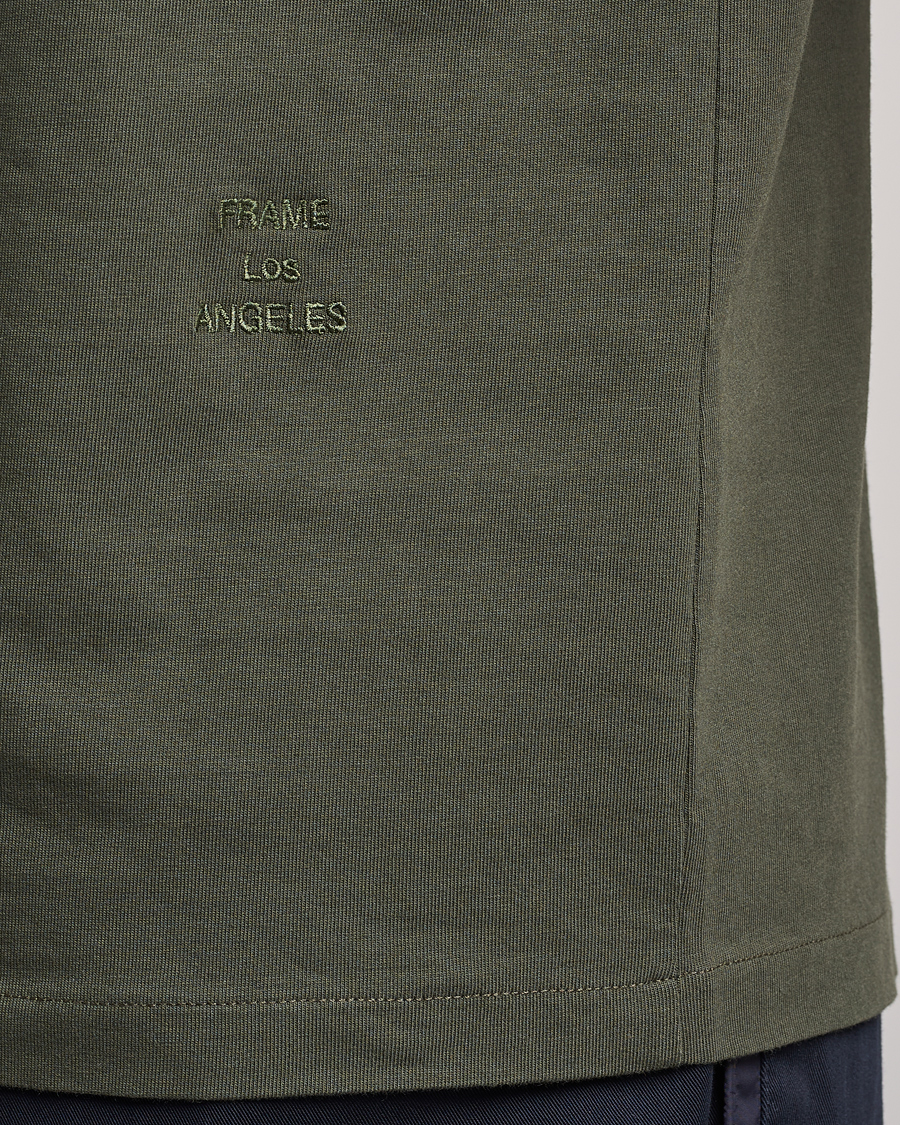 Hombres | Camisetas | FRAME | Logo T-Shirt Olive Green