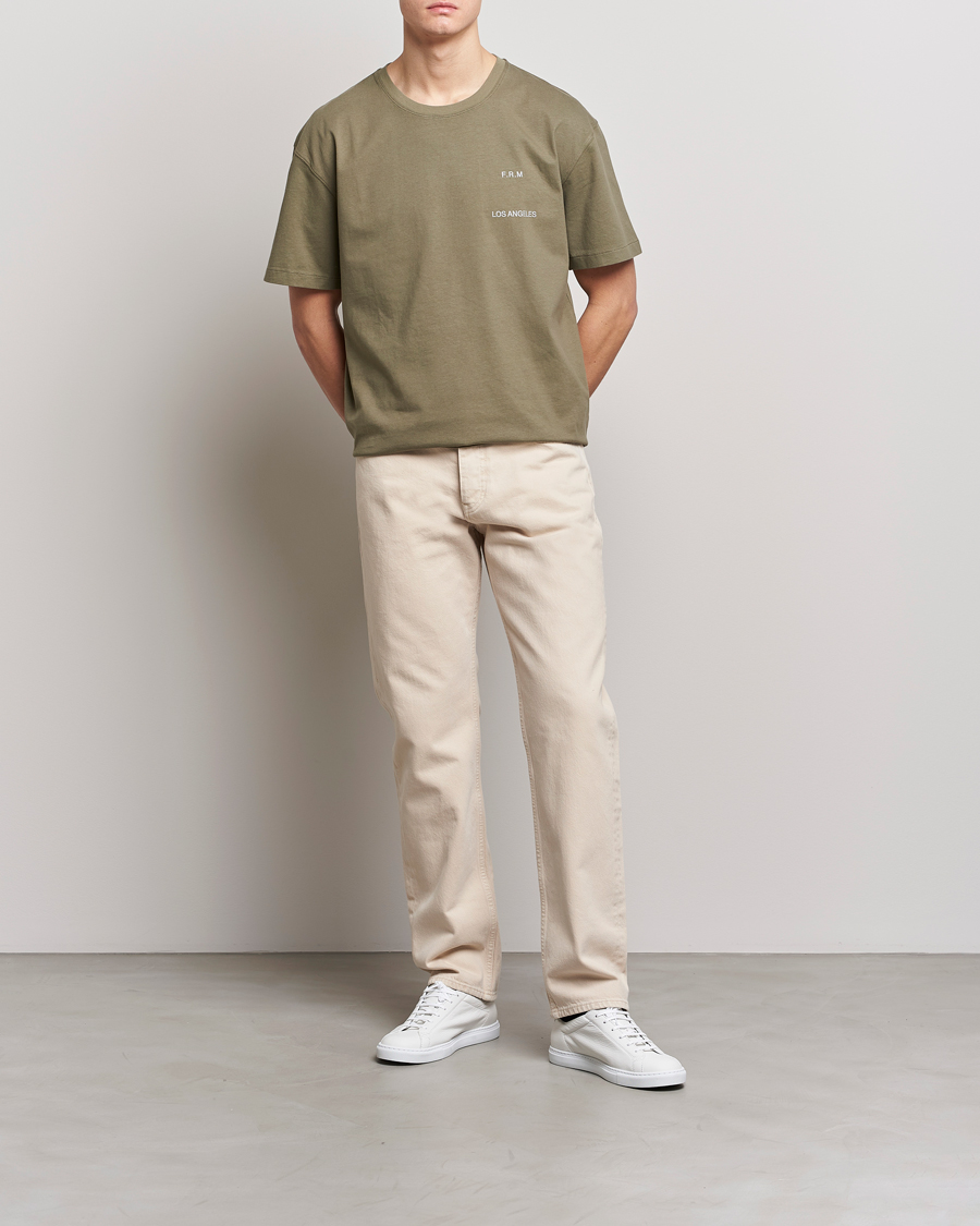 Hombres | Vaqueros | FRAME | The Straight Jean White Beige