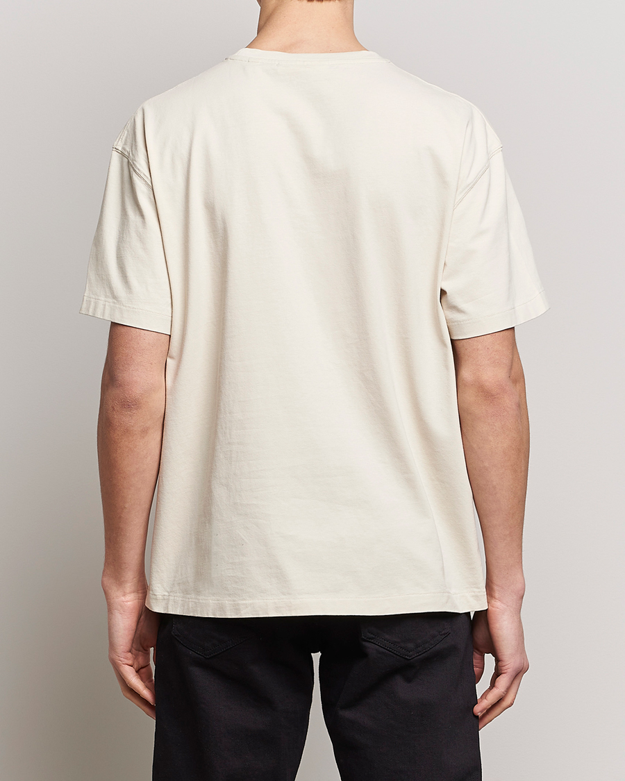 Hombres | Camisetas | FRAME | Logo Print T-Shirt White Beige