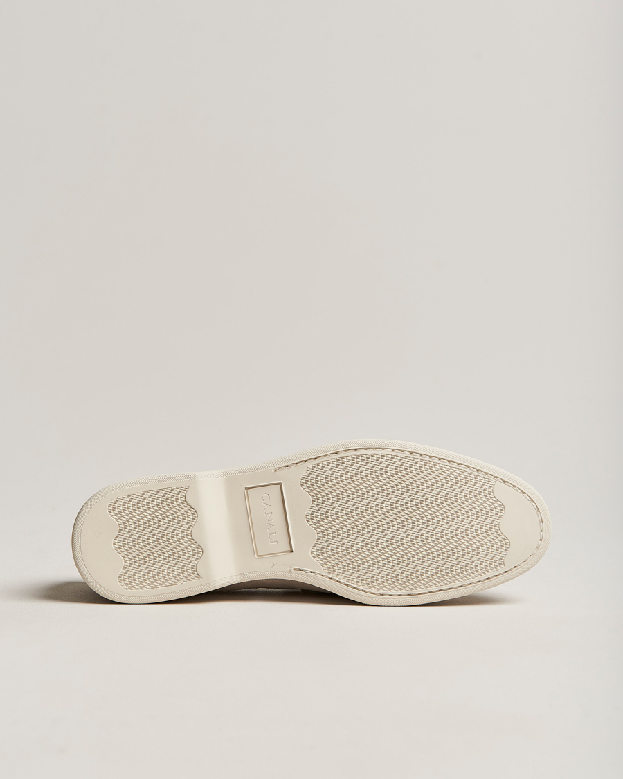 Hombres | Canali Summer Loafers Light Beige Suede | Canali | Summer Loafers Light Beige Suede