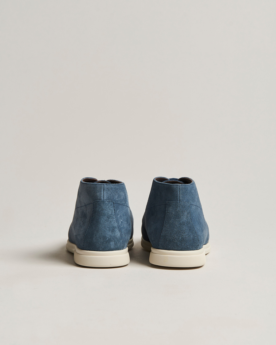 Hombres | Canali Chukka Boots Light blue Suede | Canali | Chukka Boots Light blue Suede
