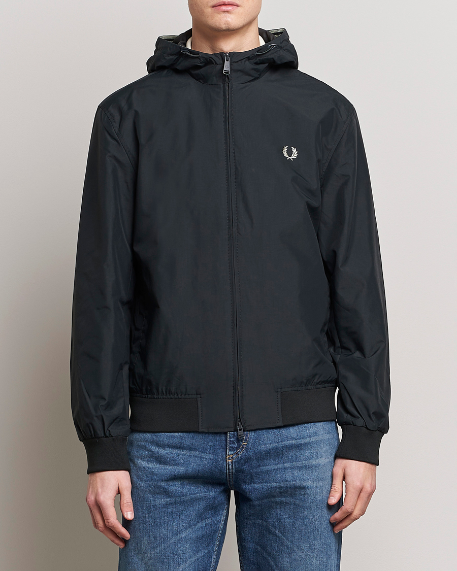 Hombres | Abrigos y chaquetas | Fred Perry | Hooded Brentham Jacket Night Green