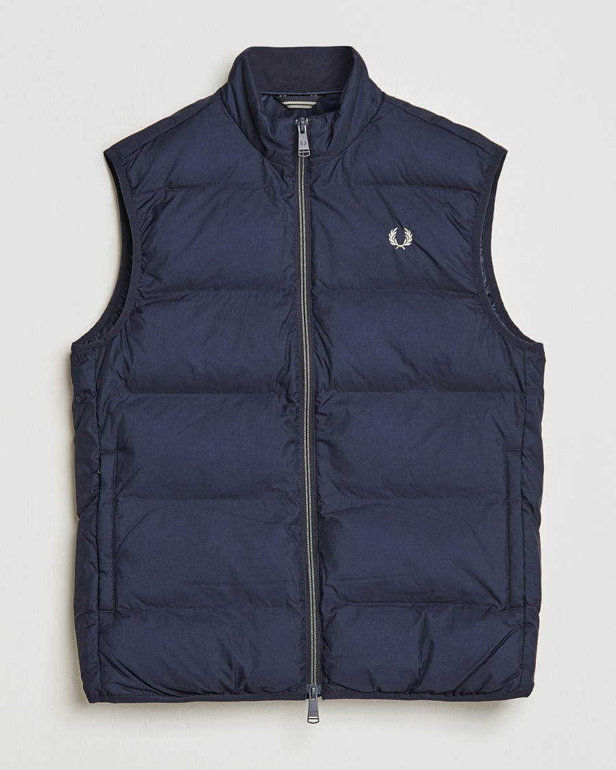 Hombres | Chalecos | Fred Perry | Insulated Gilet Vest Navy