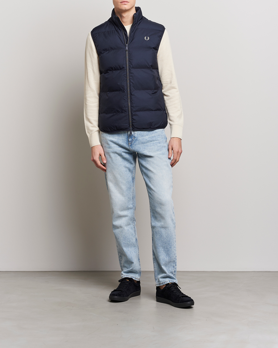 Hombres | Chalecos | Fred Perry | Insulated Gilet Vest Navy