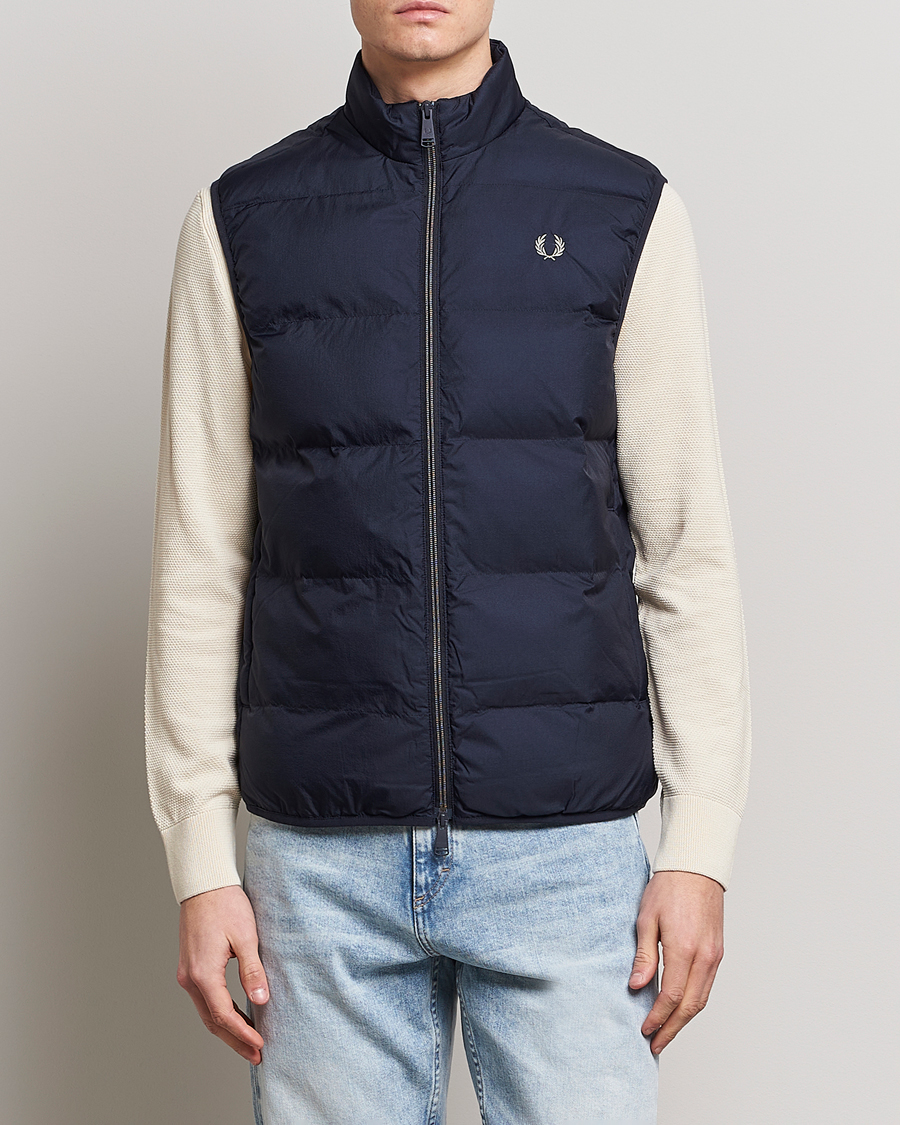 Hombres | Chalecos | Fred Perry | Insulated Gilet Vest Navy