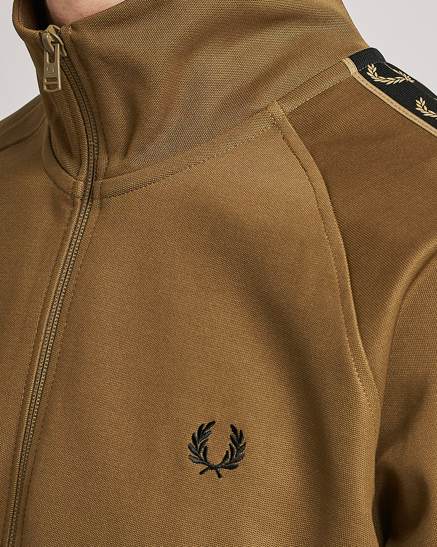 Hombres | Jerséis y prendas de punto | Fred Perry | Taped Track Jacket Shaded Stone